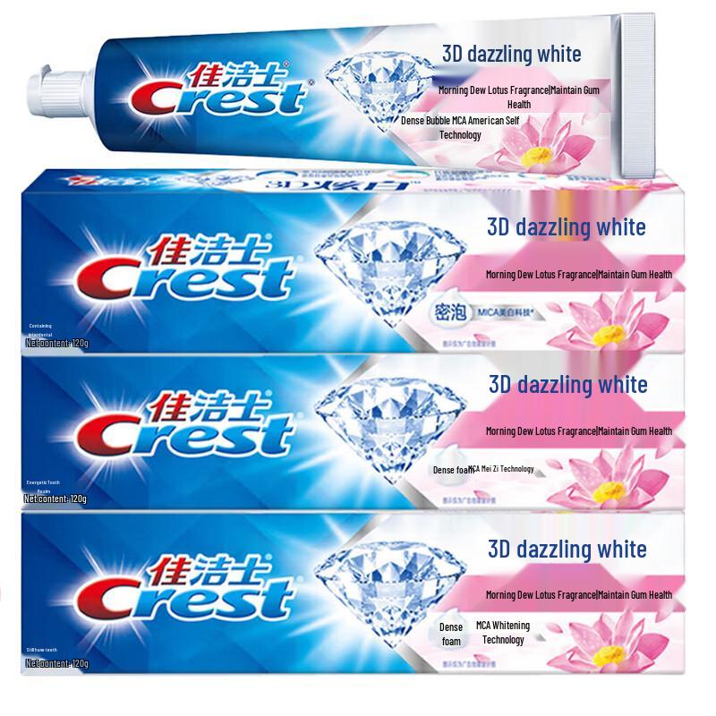 Crest Набор зубной пасты 3D White с ароматом лотоса «Утренняя роса»