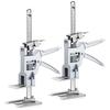 GHDVOP Jack Stand 200kg Load Capacity Mini Jack Jack Stand Hand Jack Lab Jack Tile Leveling System Door Use Board Lifter Stainless Steel Labor Saving