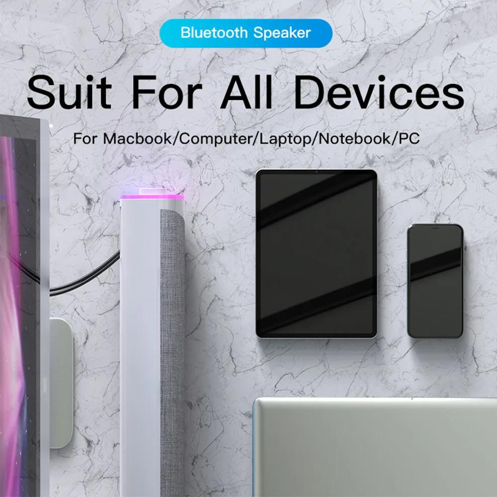 4D компьютерный проводной громкоговоритель, Bluetooth-бар, стереозвук, сабвуфер, объемный звуковой бар, динамик для ноутбука Macbook, ноутбука, ПК, игры