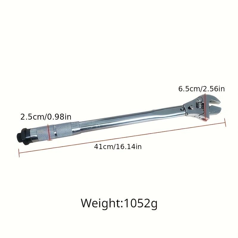 Damaly,Household Chromium-Vanadium Steel Multi-Purpose Bathroom Open-End Torque Wrench, Ratchet Wrench for Bathroom