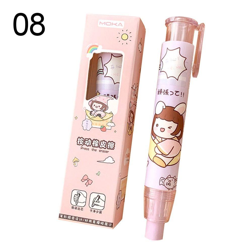 Канцелярские товары Нажимной карандаш ластик сменный резиновый стержень ручка тип ластик студенческий подарок