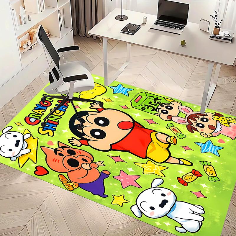 Crayon Shin-chan Printed Absorbent Washable Carpet, Non-Slip Bathroom Mats, Kitchen Rugs, Yoga Mat,Living Room Entrance, Camping Picnic Rugs