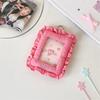 3 Inch Dopamine Cute Photo Card CaseSmall Item Storage Pouch Soft Pillow Shaped Photocard Holder K-Pop Idol Card Sleeve Bag Pendant
