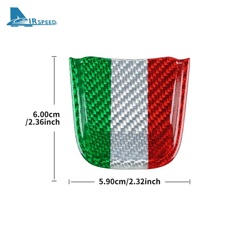 Italian Color Real Hard Carbon Fiber Trim Cover for Fiat 500 Abarth 595 695 Car Interior Trim Accessories