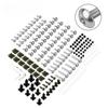 190PCS Motorcycle Fairing Bolts Fastener Clip Screw For YAMAHA YZF R1 R15 R25 R3 R6 R125 R15 R25 MT03 MT07 MT09 MT10 FZ07 FZ09