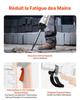 Demolition Jack Hammer Concrete Breaker 3500W Electric Hammer 2 Chisel Bits