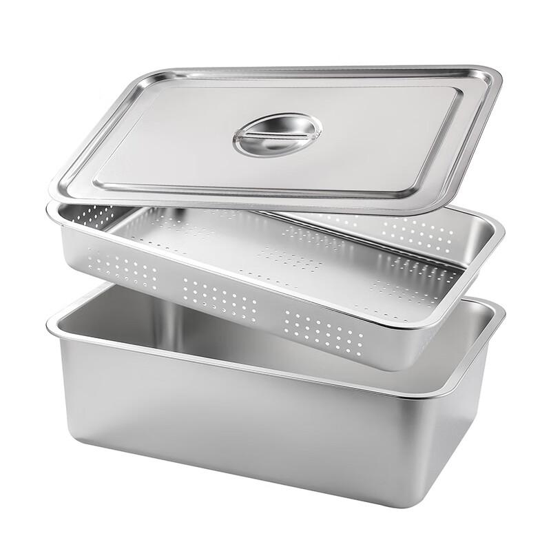 Rectangular Stone Draining Tray & Solid Basin Set