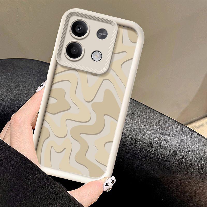 Цветной полосатый текстурированный чехол для телефона для Xiaomi 13T Pro 11T Poco F6 X6 Redmi Note 13 4G 12 11 Pro 10, мягкий противоударный защитный силиконовый чехол для объектива