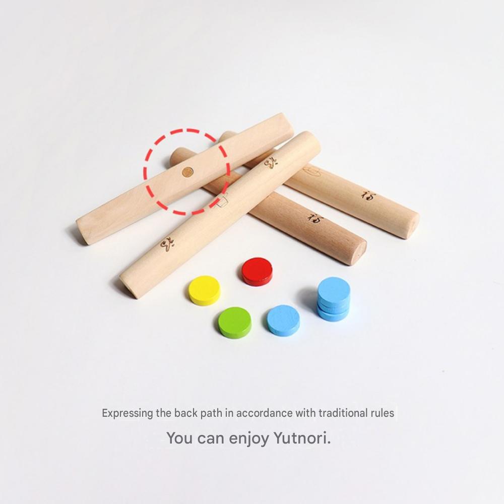 Wooden Korean Board game Yutnori set