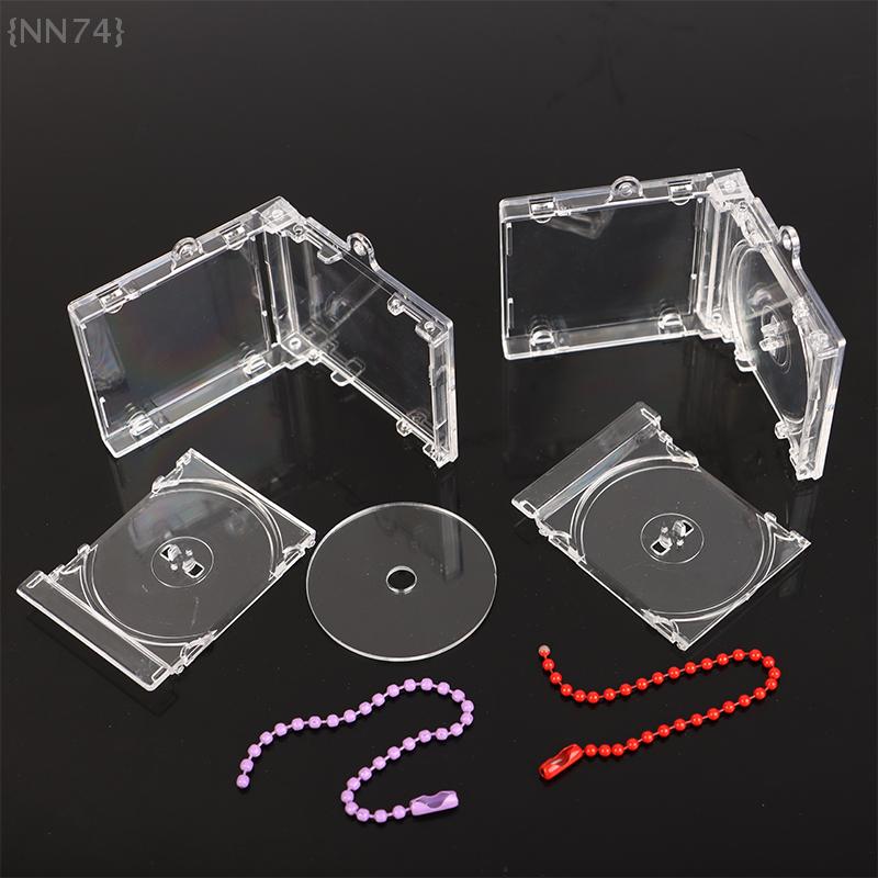 Периферийный мини-кейс для CD-плеера, брелок – Пустой альбом для DIY-памяти, держатель для ключей и подвеска для рюкзака