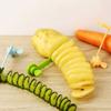 Пластиковый спиральный картофельный резак Ручной вращающийся картофельный слайсер Спиральный винтовой слайсер Огурец