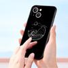 Couple Black and White Love Sun Moon Luxury Phone Case For iPhone 13 15 14 12 11 Pro MAX XR X SE XS 7 8 Plus Silicone Cover