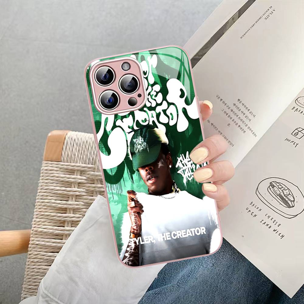 T-Tylers The Creator Rapper For IPhone 14 13 12 Mini 11 Pro XS Max X XR 14 Plus Tempered Glass Cover