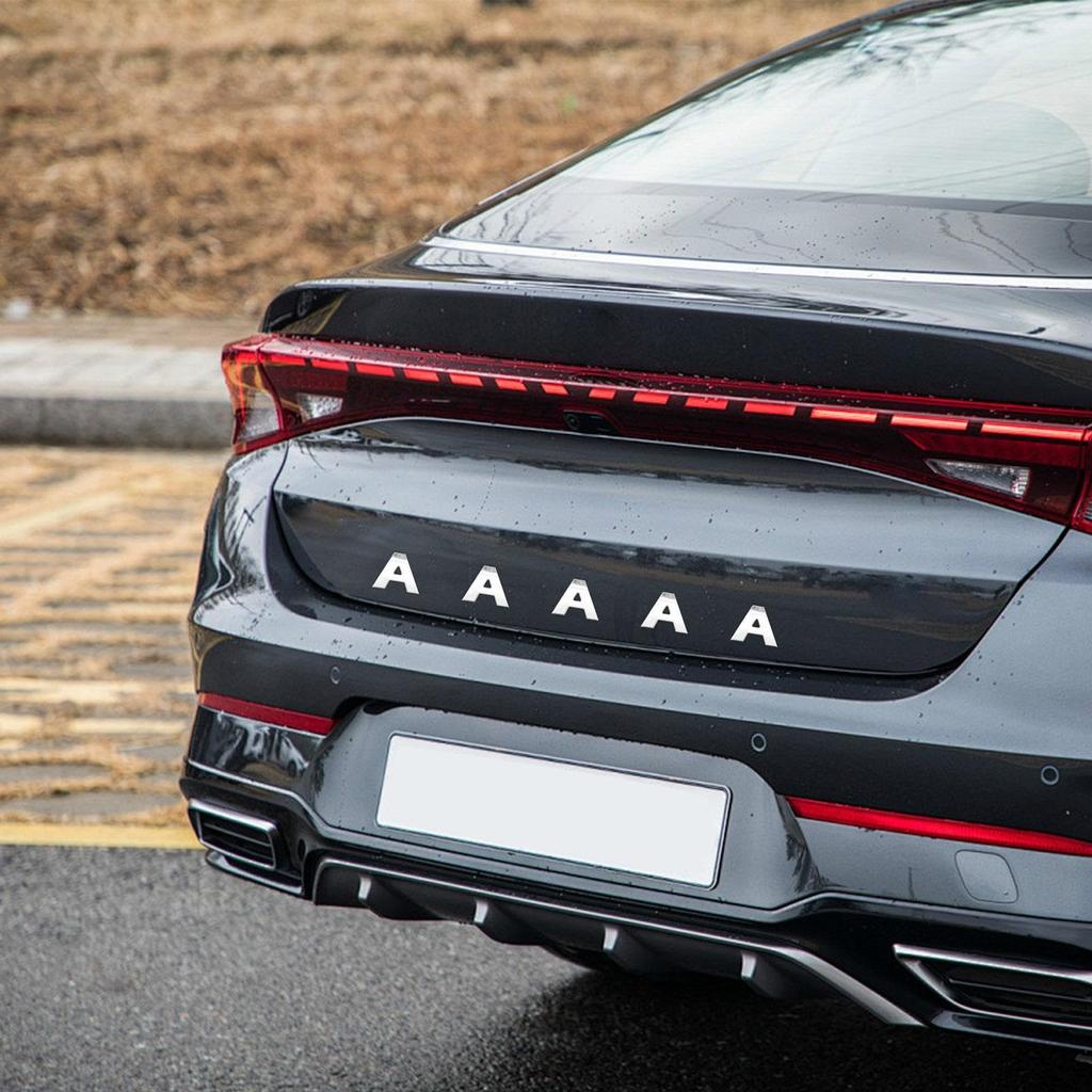 Rebornsun Adhesive Letter Stickers, Car Emblems, Badge Letters | Dustproof Car Bumper Sticker -