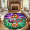 The Legend of Zelda Print Round Rug, Washable Floor Carpet, For Entryway Dorm Laundry Room Office Study, Home Decor Birthday Christmas Gift