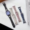 Совместимый джинсовый ремешок для Apple iWatch 11, Huawei Fit4 и Xiaomi 9PRO