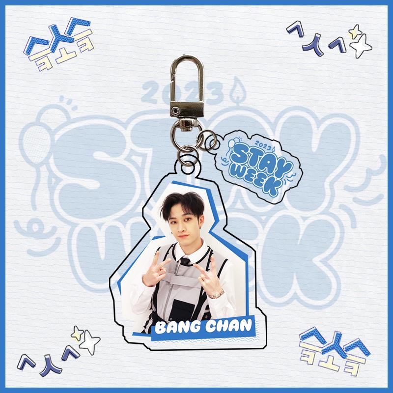 Stray Kids Акриловый брелок STAY Week Bang Chan Lee Know Changbin Hyunjin Han Felix Seungmin IN Фан-мерч K-pop Брелок для сумки