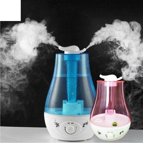 3L Ultrasonic Dual Nozzle Atomizer Home Office Desktop Diffuser Mist Humidifier