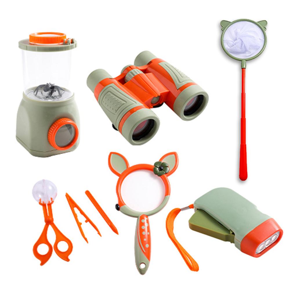 Kid Outdoor Explorer Set Bug Catching Observation Tools Nature Exploration Children Games Magnifying Lens Insect Catcher