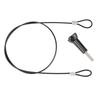 60cm Stainless Steel AntiLost Tether Lanyard with 1 4in Screw for GOPRO OSMO Action