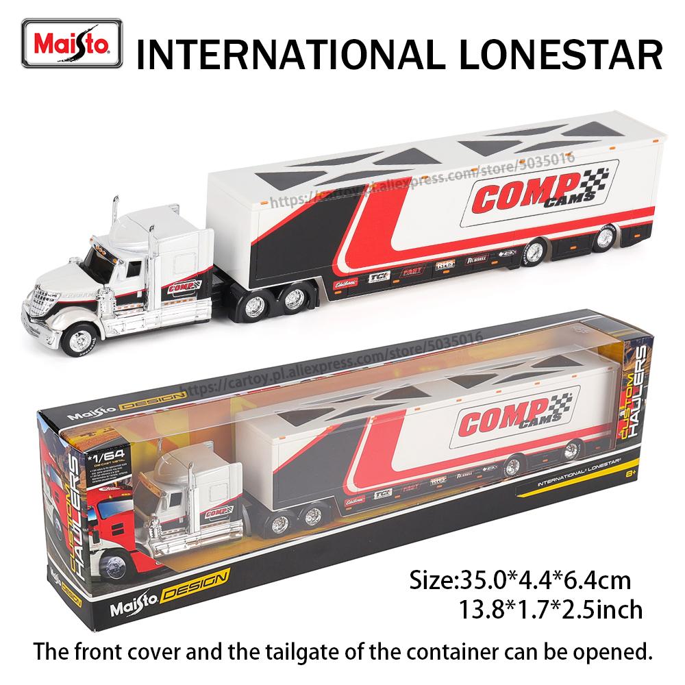Майсто 1:64 MACK Anthem LoneStar UP Транспорт Литье Производство Прицеп Модель Симуляция Модель Коллекция Автомобилей из Сплава