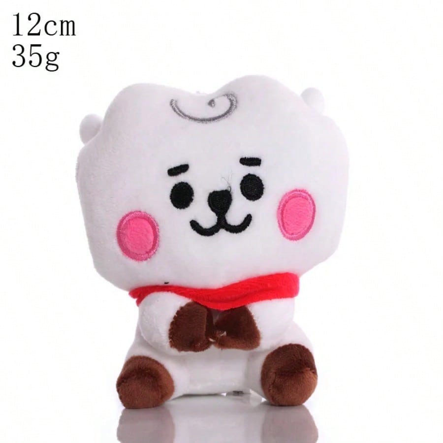 LINE FRIENDS BT21 Kpop Аниме 10–24 См Мультяшная Плюшевая Игрушка Рюкзак: Милая кукла в корейском стиле — Идеально подходит для Рождества и дней рождения