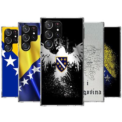 Чехол для телефона с флагом Боснии и Герцеговины для Samsung Galaxy S24 S23 S22 Ultra S21 S20 Fe S10 Plus S10E S9 S8 + Shell Coque