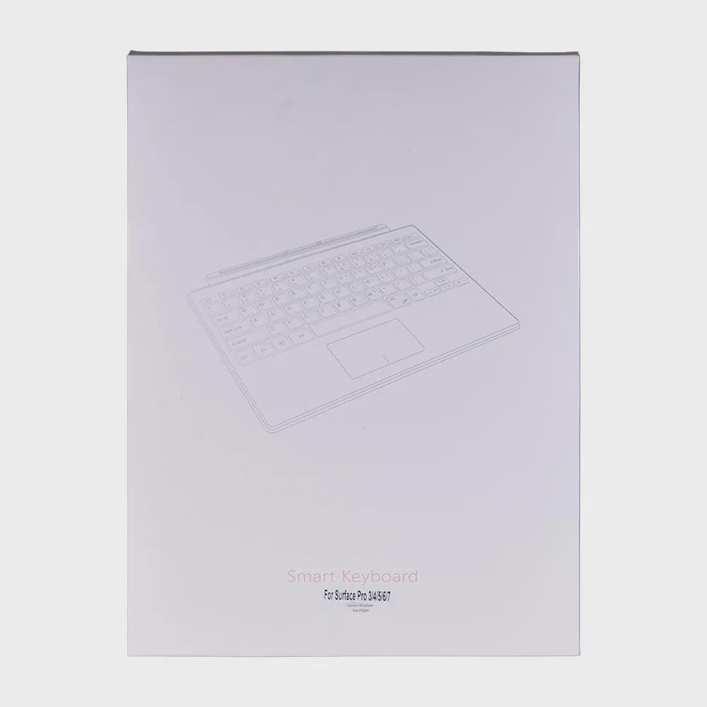 Совместимая клавиатура-чехол для Microsoft Surface Pro, Surface Go Series и Bluetooth-клавиатуры с подсветкой.