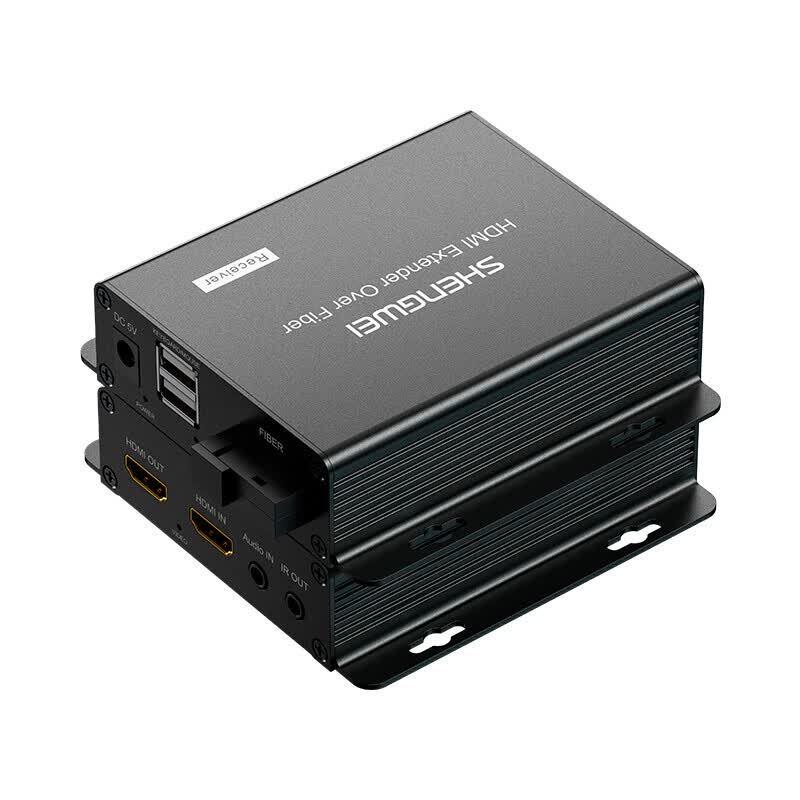 Комплект HDMI-удлинителя по оптоволокну Shengwei
