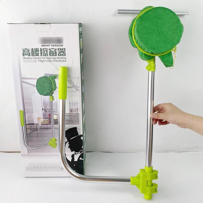Модернизированная телескопическая высотная щетка для мытья окон, щетка для мытья окон, щетка для пыли, бытовые чистящие средства
