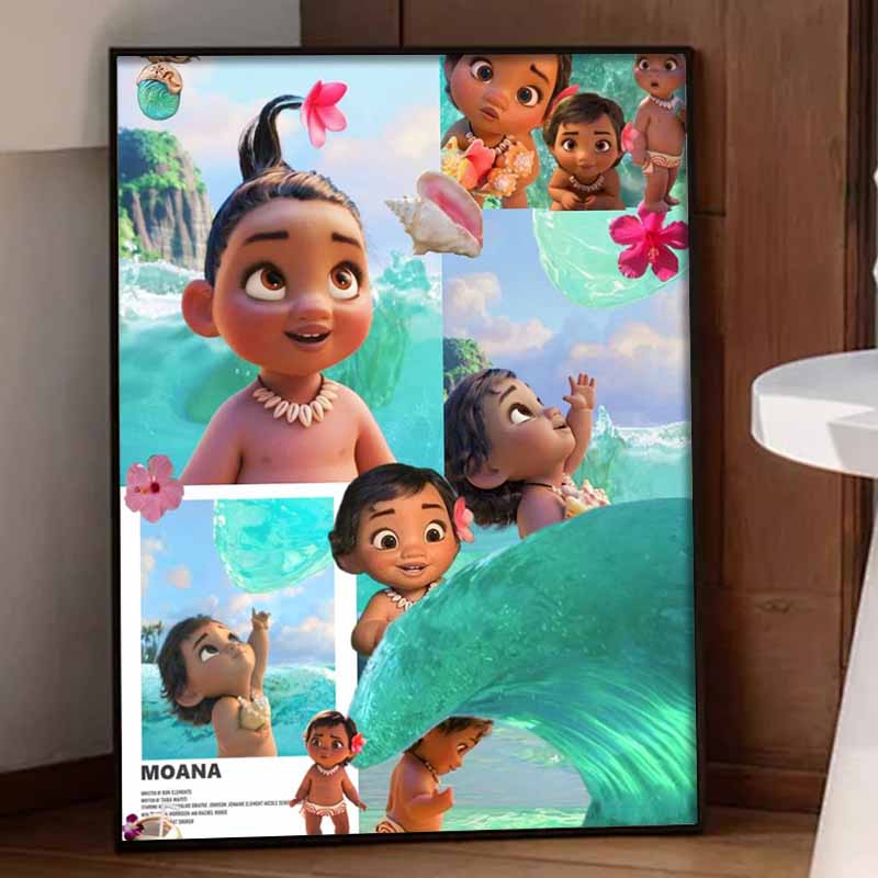 Disney Алмазная живопись 5D Сделай сам Набор алмазной мозаики Моана Подходит для взрослых/новичков Креативный подарок Украшение для дома