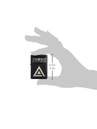 Зажигалка Zippo Ghost in the Shell SAC_2045, Дизайн A, Секция 9, Матовый черный, Средний размер