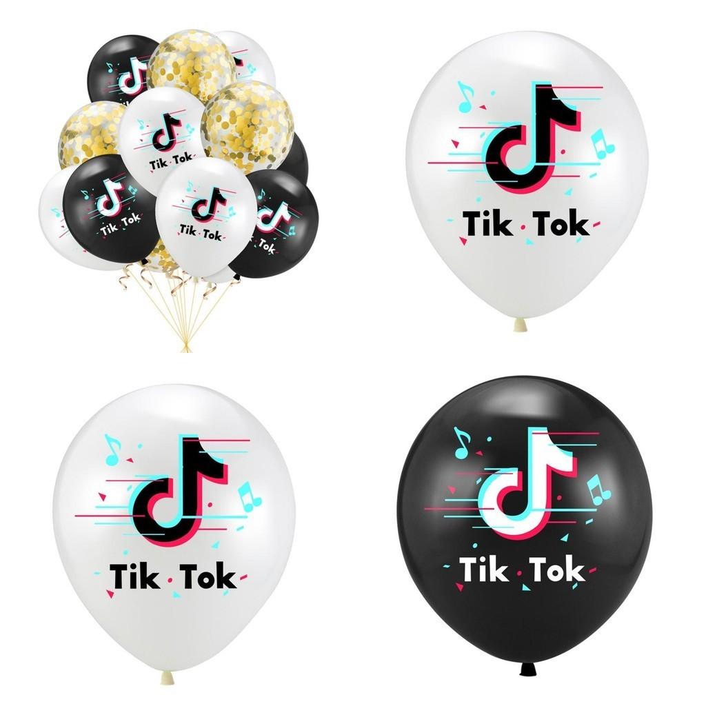 Привлекательный латексный шар в стиле TikTok для ярких украшений на день рождения