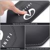 Car Armrest Elbow Pad Leather Auto Door Leg Knee Cushions For Infiniti JX35 G25 G37 FX FX37 FX50 EX35 EX25 EX37 ESQ M25 M35 UU555