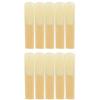 10Pcs 2.5 Strength Clarinet Bamboo Reeds Traditional Reeds for Saxophone Alto  Beginners