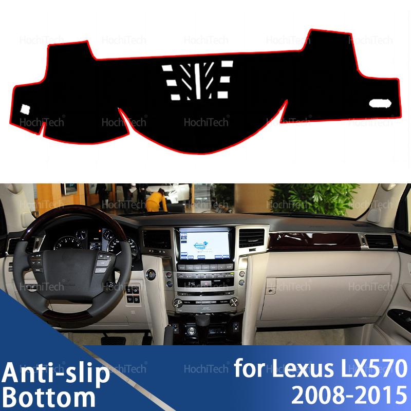 For Lexus LX570 J200 2008 2009 2010-2015 Car Dashboard Cover Avoid Light Pad trument Platform Cover Mat Carpet Accessories