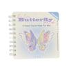 100 листов креативный блокнот Kawaii в американском стиле с бабочкой, расписание, альбом для вырезок, дневник, милые канцелярские принадлежности, блокнот для студентов