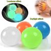 6/12Pcs Luminous Sticky Ball Glow-in-the-dark Wall Ceiling Sticky Ball TPR Anxiety Relief Stress Ball