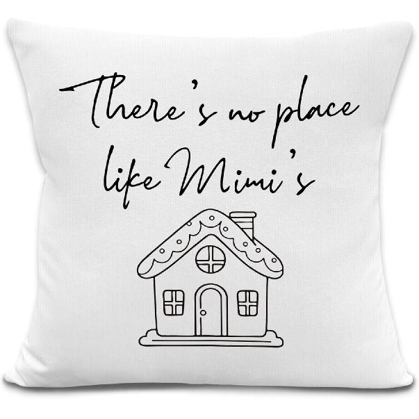 Papaw's Gifts Throw Pillow Covers, Birthday Gifts for Papaw Fathers Day,There's No Place Like Papaw's Decorative Pillowcases Cushion Cases for Living