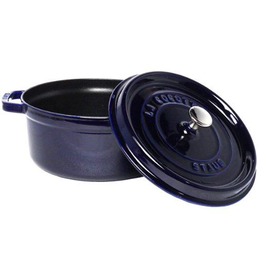 Staub Pico Cocotte Round 20 см Granblue IH совместимый [Staub] [предмет]