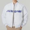 adidas Solid Letter Shoulder Insert Casual Cotton Jacket Asia Sizing 'White Blue' Men's IK2411
