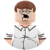 Набор из 5 фигурок Питера из аниме «Гриффины» с 5 разными выражениями лица, детализированными чертами лица и классическими нарядами