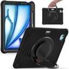 Rotating Stand Case IPad Pro 13 Air 6 Silicone Shockproof Cartoon Wave Design