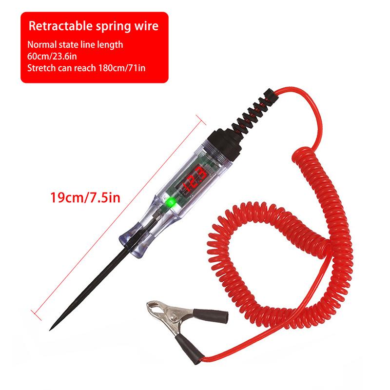 Сверхмощный 5-120 В Цифровой светодиодный тестер цепи с подсветкой, Автотест, Цифровой светодиодный тестер цепи