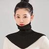 Knitted False High Collar Scarves for Women Detachable Turtleneck Scarf Soft Warm Neck Gaiter Shoulder Wraps