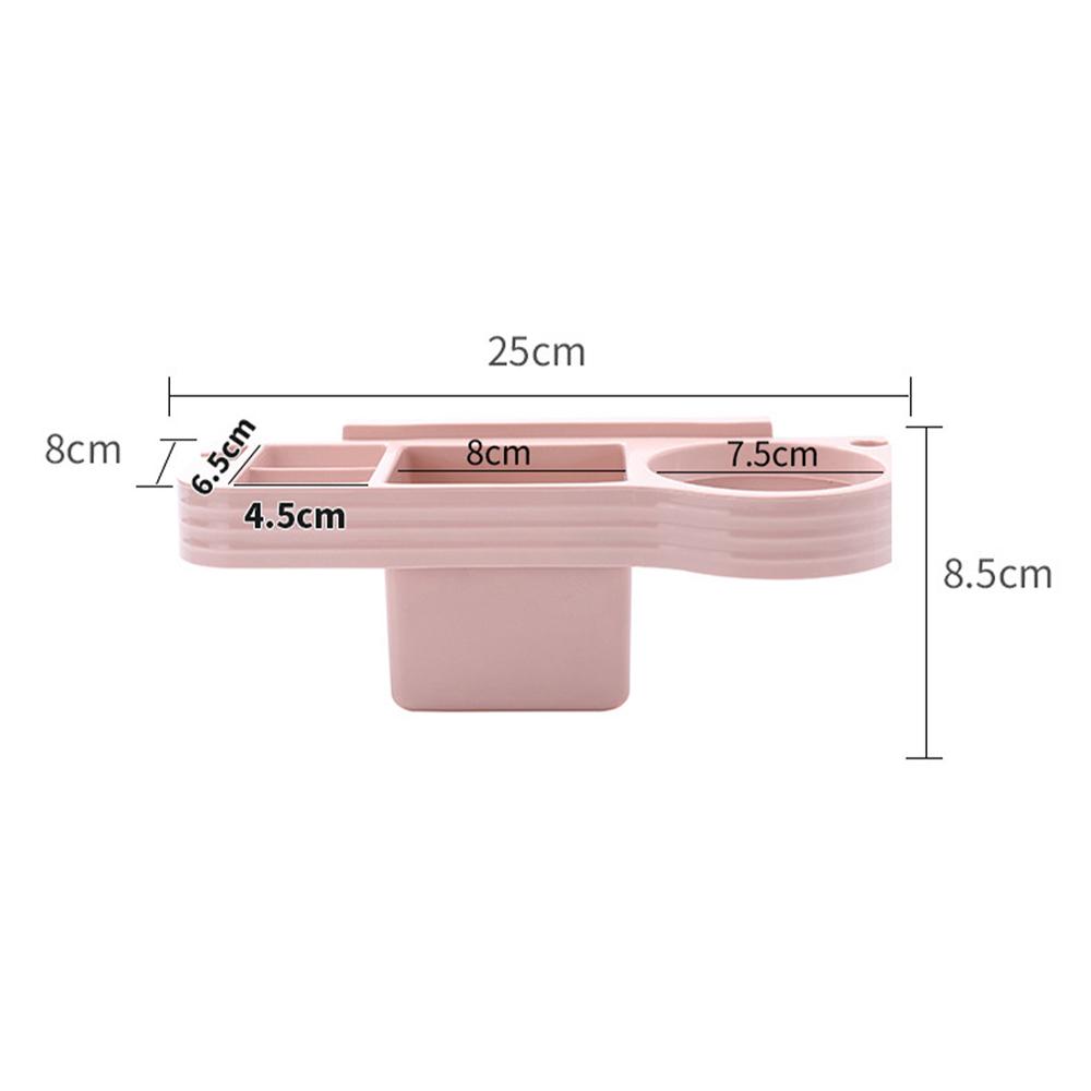 Настенная полка для хранения в ванной комнате. Полка для фена без перфорации.