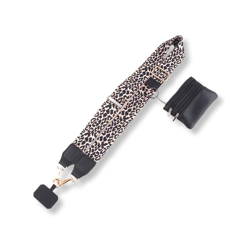 Eryi Detachable Cross Strap Phone Lanyard Zippered Pouch Adjustable Perforation-Free Design Customizable Logo 17 Colors 120cm