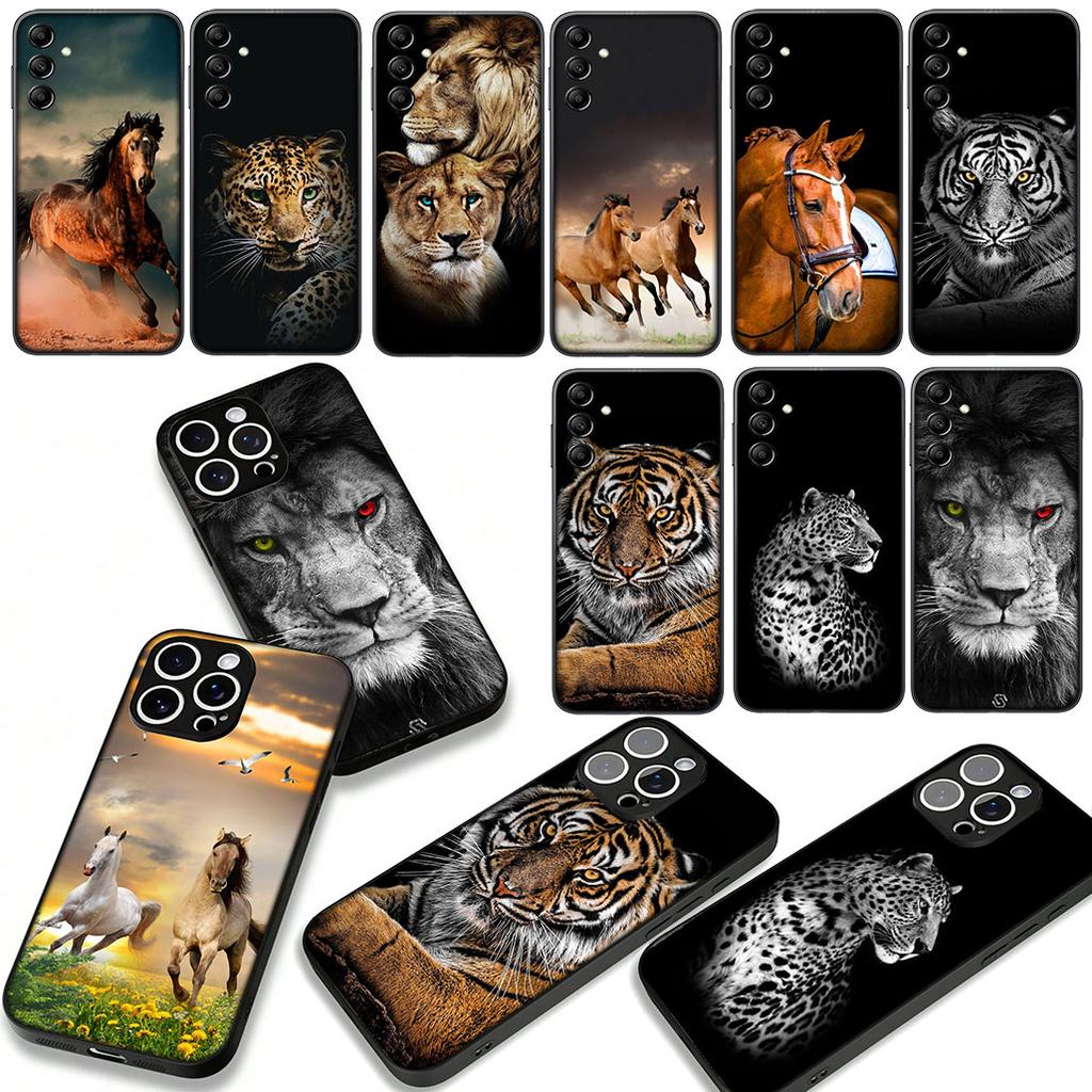 Tiger Lion Art Leopard Horse Cover Phone Case for Huawei P30 P20 P10 Mate 10 20 Pro Lite Y9A Y8S P Smart Y7 Y9 Prime Y6