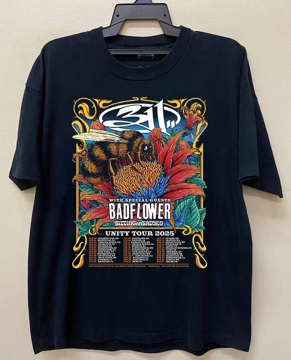 311 Band Unity Summer 2025 US Tour T Shirt Full Size PNA_241 Unisex T-Shirt