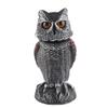 Plastic Shake Head Owl Decoy To Scare Birds Away Scarecrow Fake Owl Outdoor Garden Decoration
